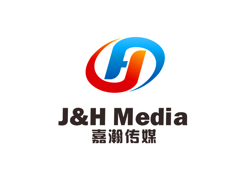 李杰的J&H Media 嘉瀚傳媒logo設(shè)計