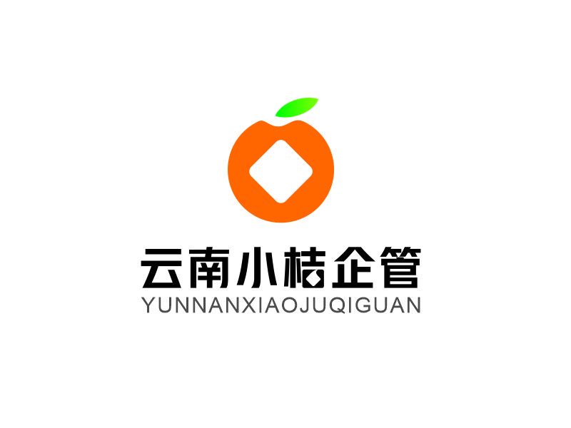 向紅的云南小桔企業(yè)管理有限公司logo設計