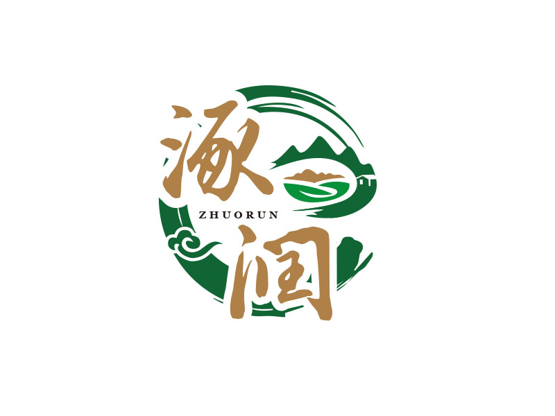 朱紅娟的涿潤logo設計