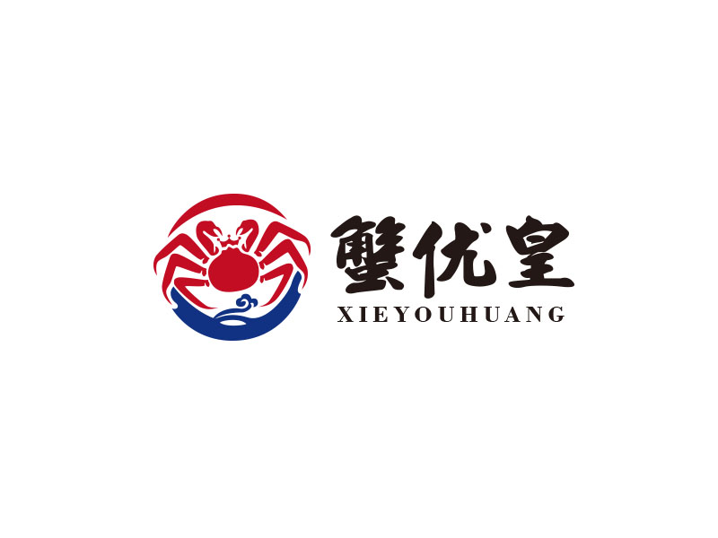 朱紅娟的蟹優(yōu)皇logo設計