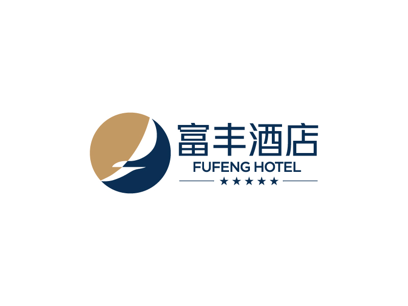 楊忠的黃山富豐酒店logo設(shè)計